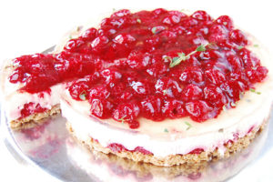 Cottage cheese cake with raspberries 1,7 кg | Cafe Boulevard in Tallinn