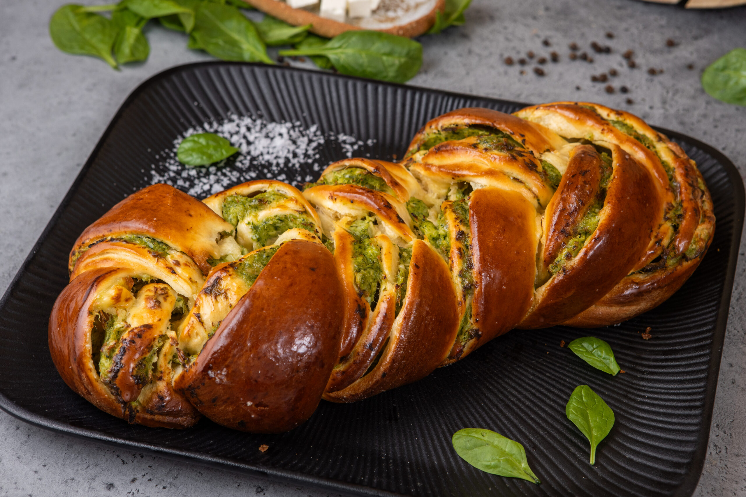 Kanafileestritsel fetajuustu ja spinatiga