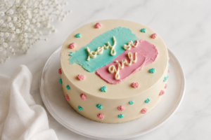 Gender Reveal Cake